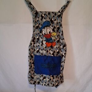 Blue Kids Character Apron with Front Pocket